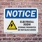 Signmission Electrical Room Storage Prohibited, 14 in W x Rectangle, Plastic OS-2PACK-NS-P-1014-L-11690 - alternate 4
